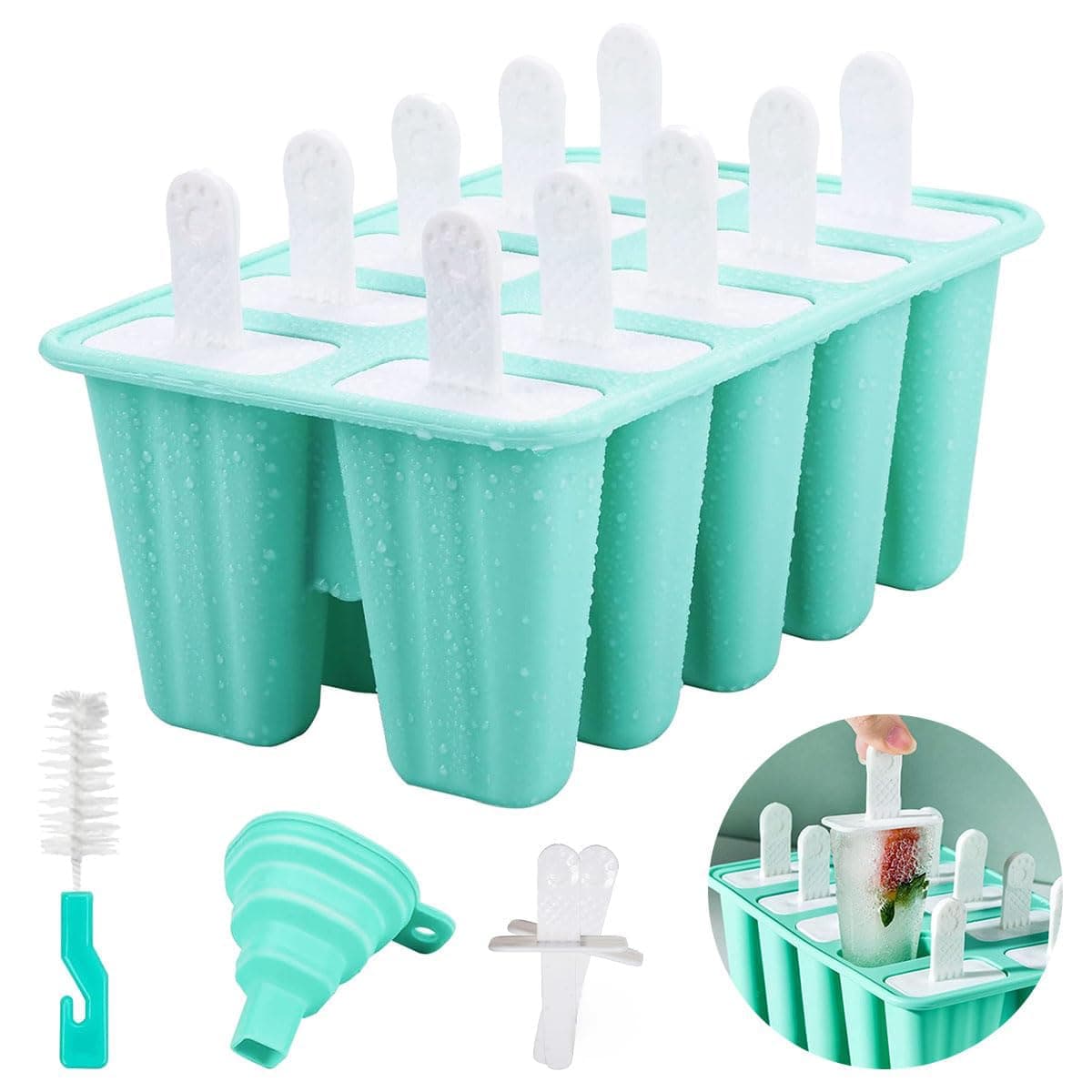Moldes de silicona para Paletas de Hielo