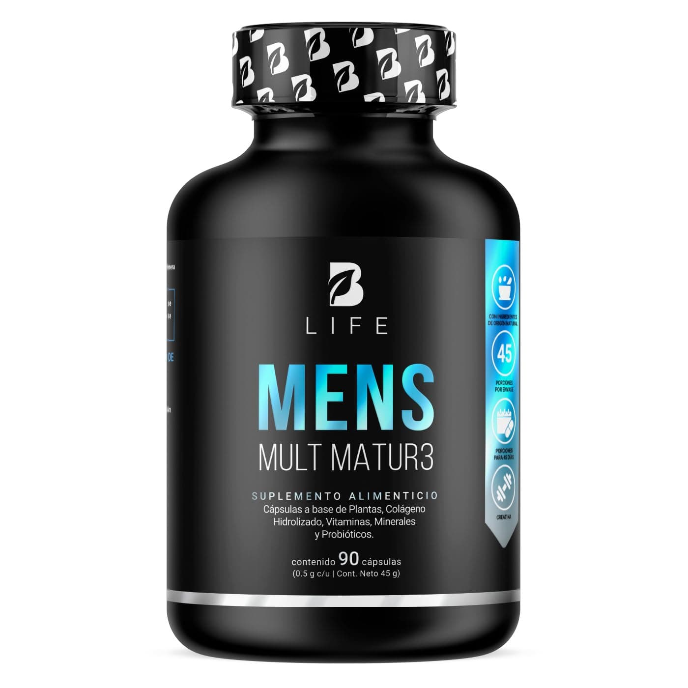 B Life Multivitamínico para Hombre + 40 años con 90 cápsulas