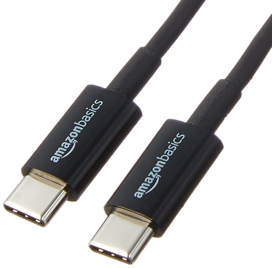 Amazon Basics Cable de cargador rápido USB-C a USB-C 2.0