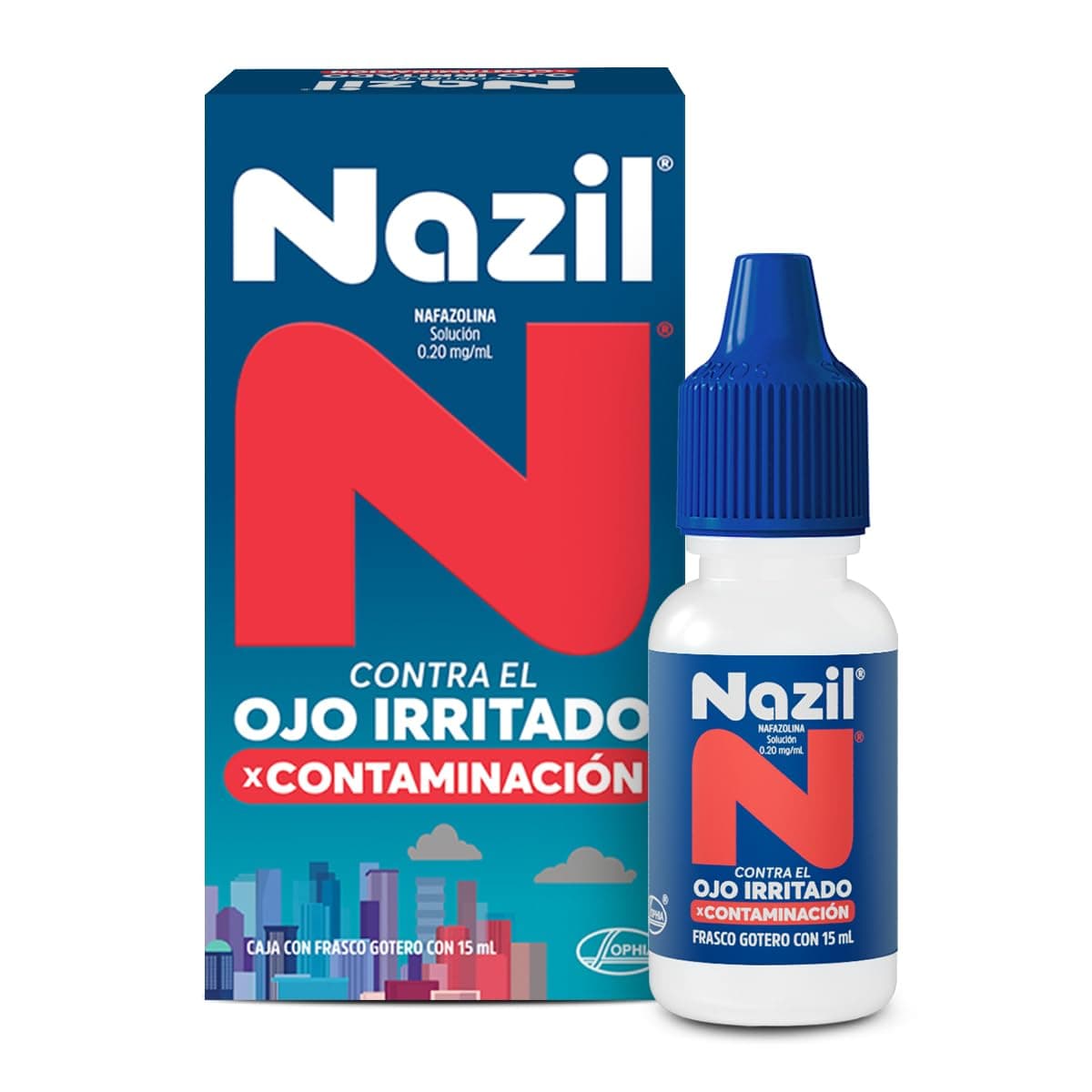 Nazil Ojo Irritado Gotas Oftálmicas 15 ml