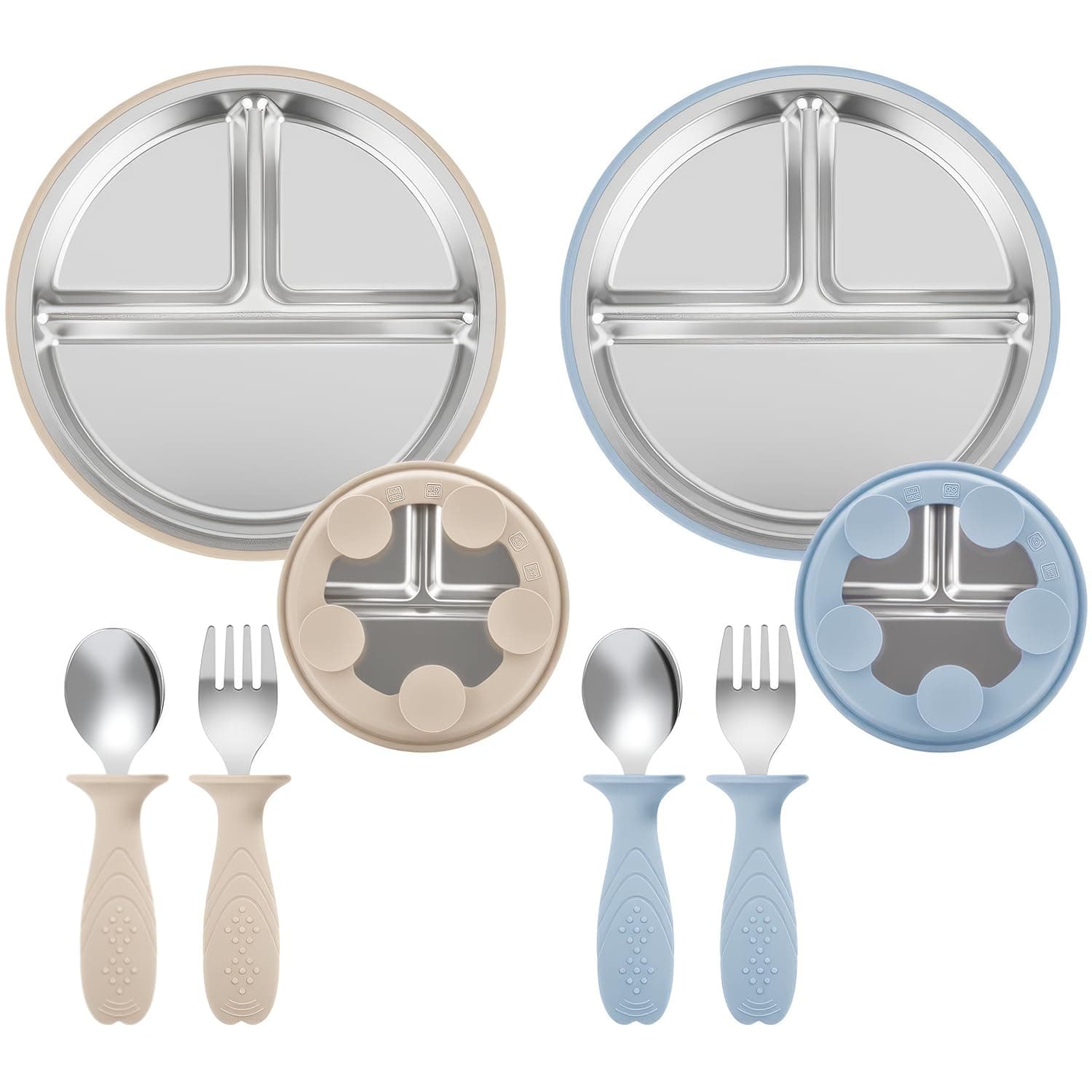Platos para Niños Silicon