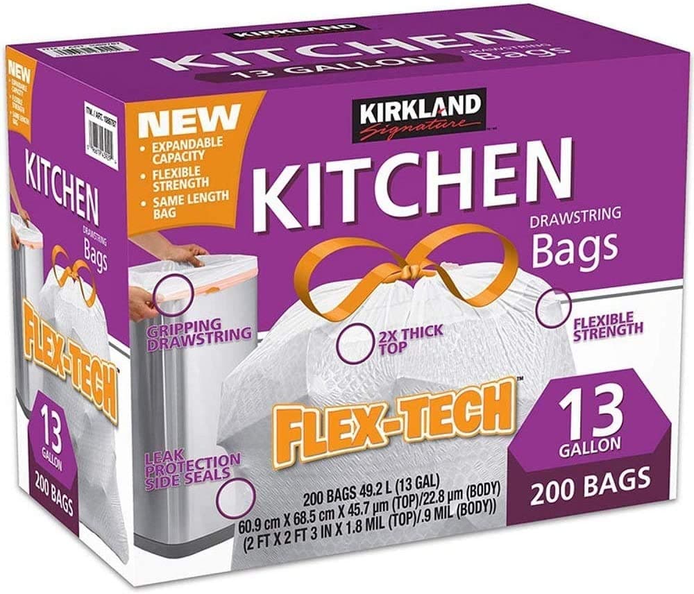 Kirkland Bolsa de Basura de 13 Galones