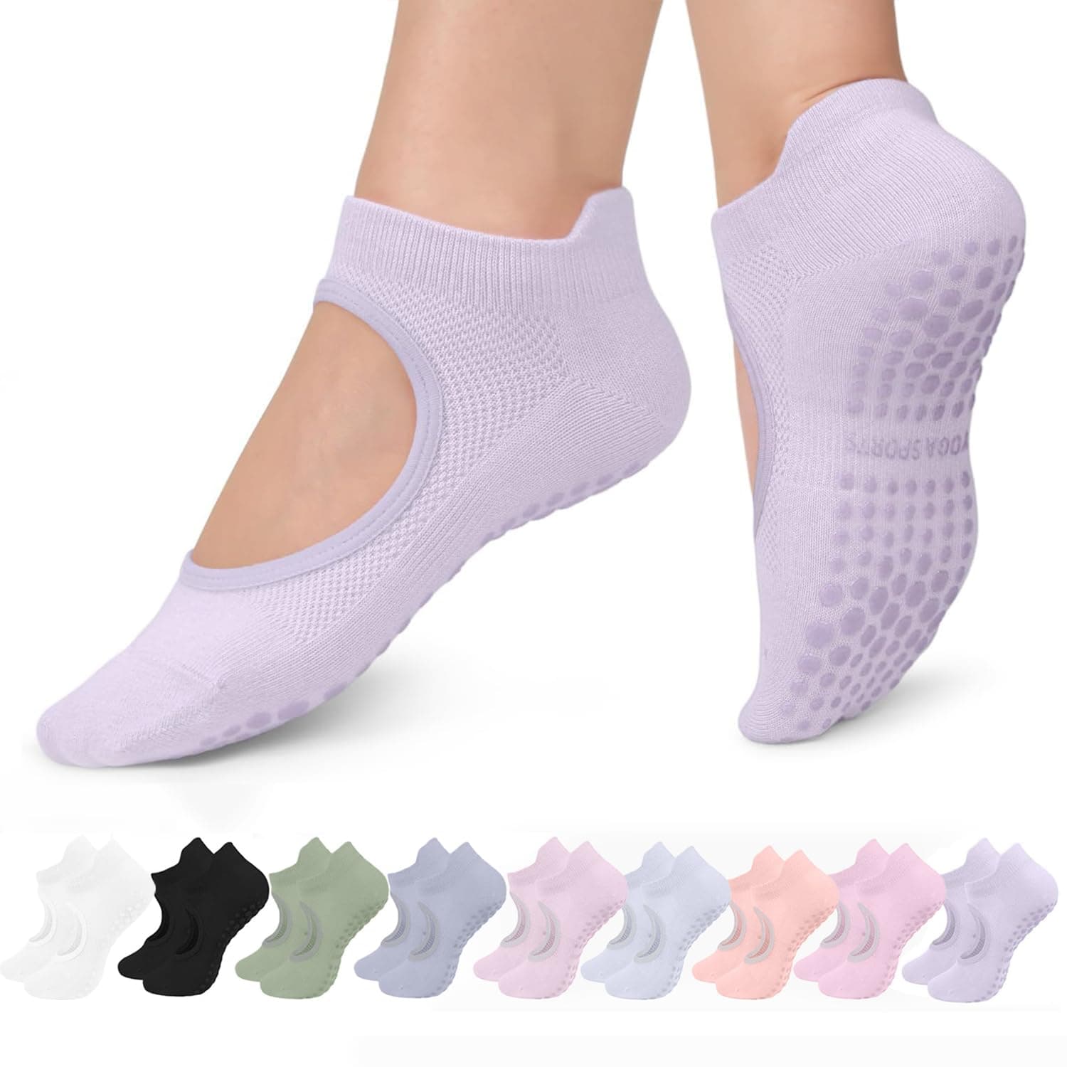 9 Pares Calcetines de Yoga