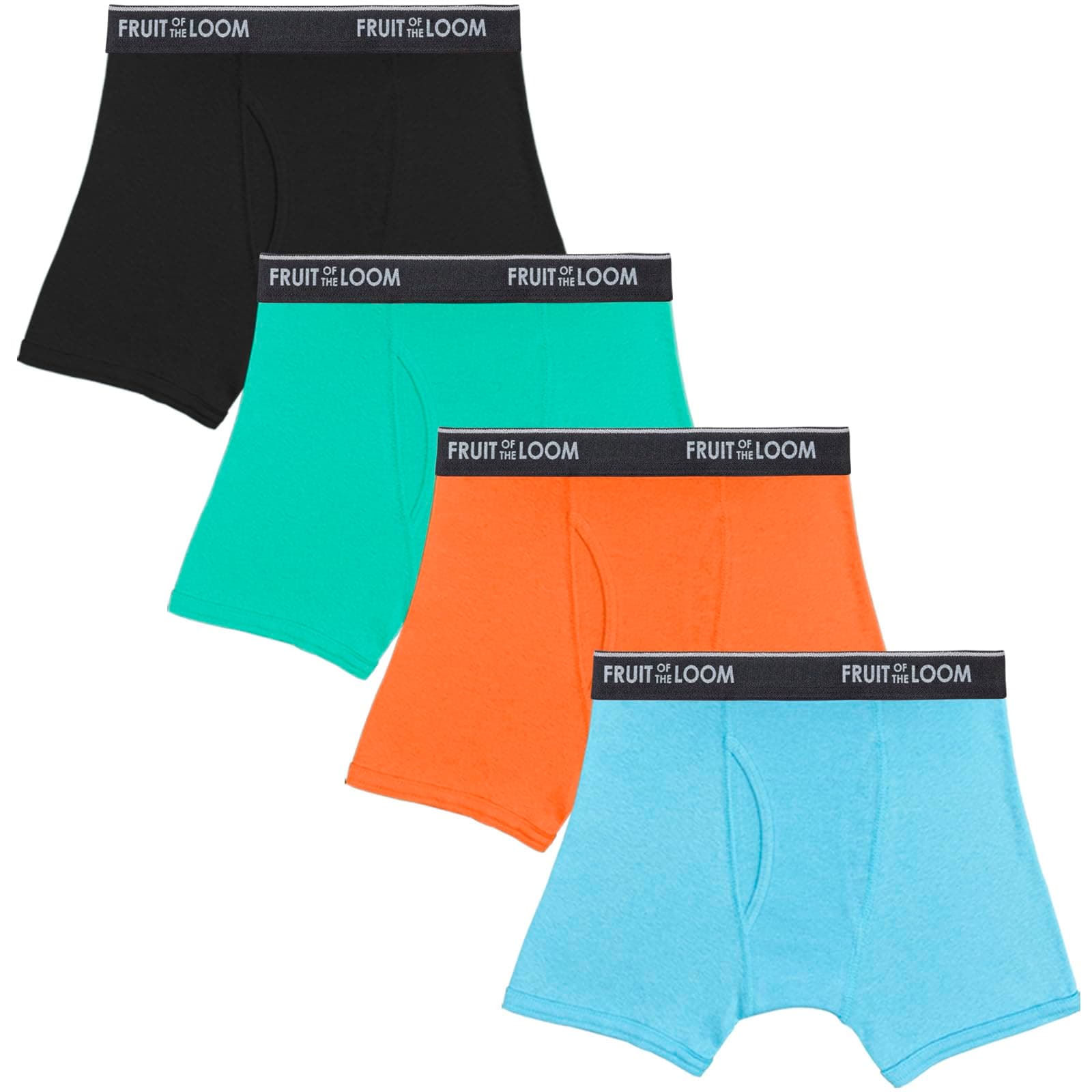 Fruit of The Loom Calzoncillo Boxer de Algodón Pack de 4 para Niño