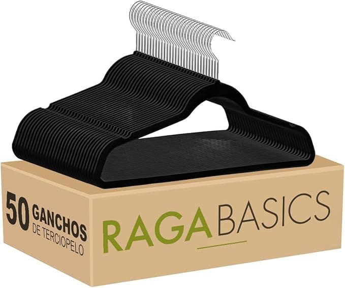 RagaBasics, Set de 50 Ganchos Metalicos Cubiertos