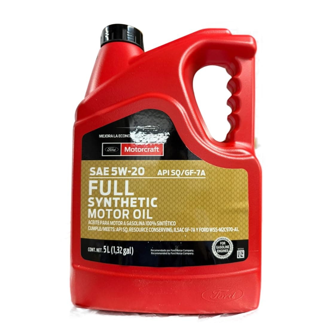 Aceite 5W20 100% Sintetico para Motores a Gasolina Galon 5L, 5 Litros