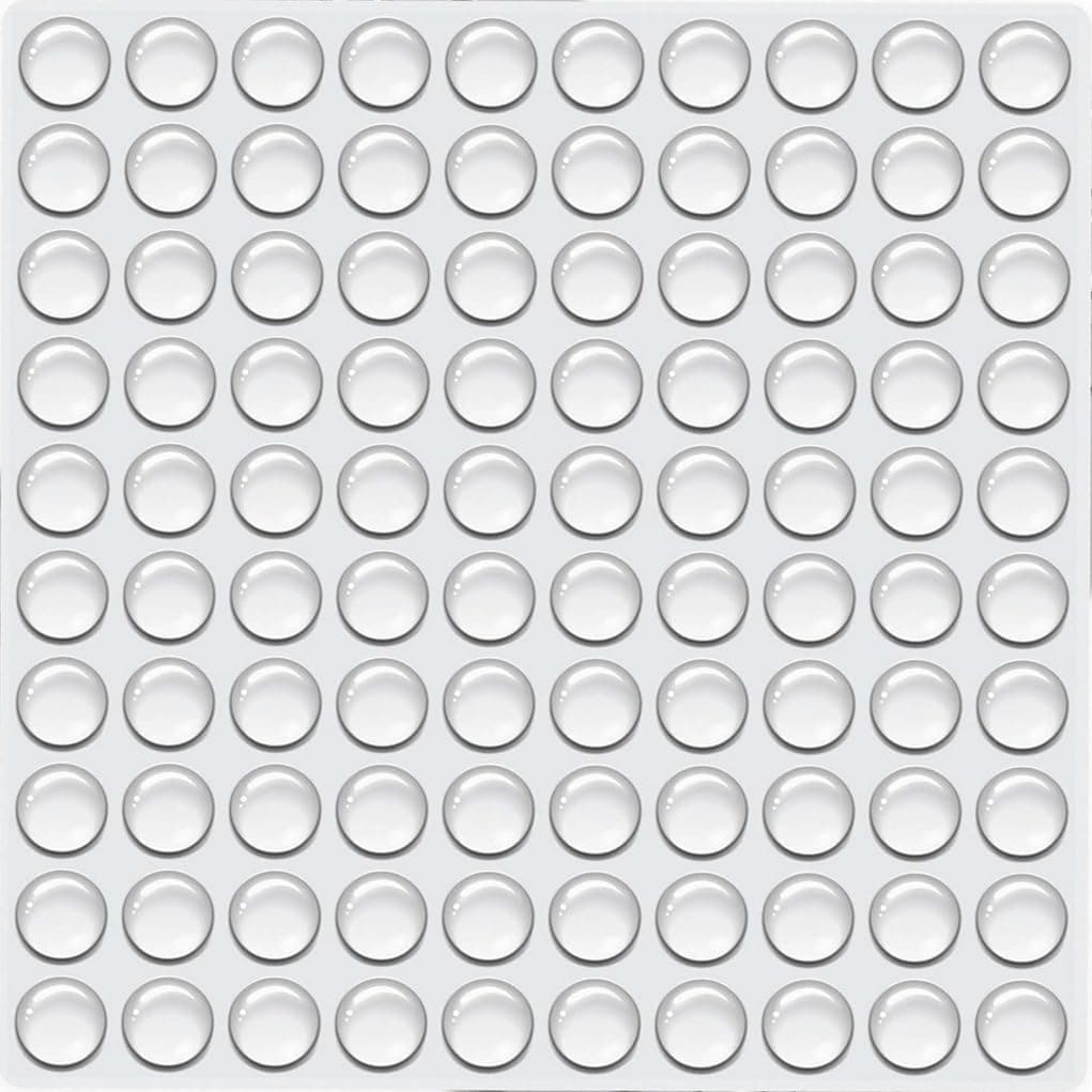 Vmingo Tope Goma Protector Adhesiva Silicona Antigolpe Transparente Parachoque Redondo Almohadillas