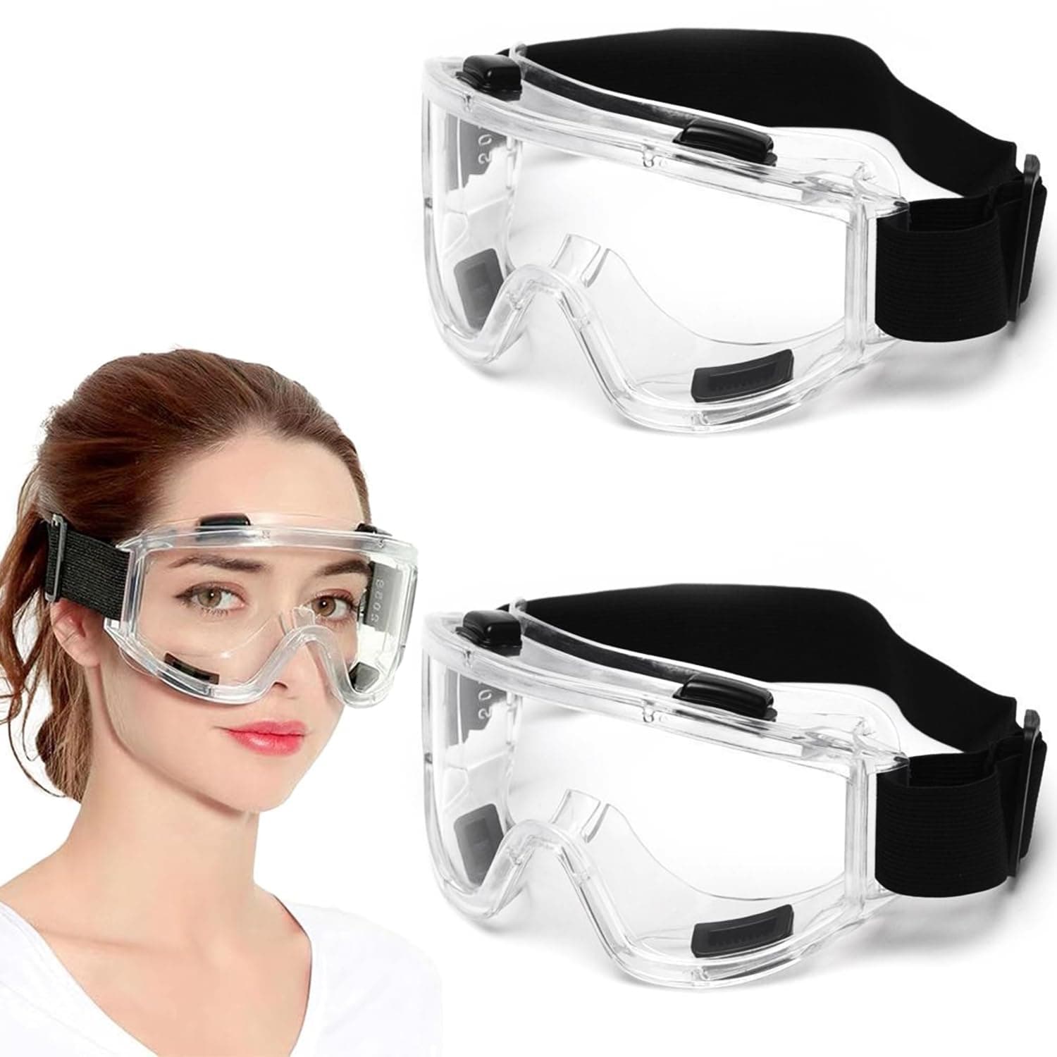 WITRET 2 Piezas Lentes de Proteccion para Laboratorio