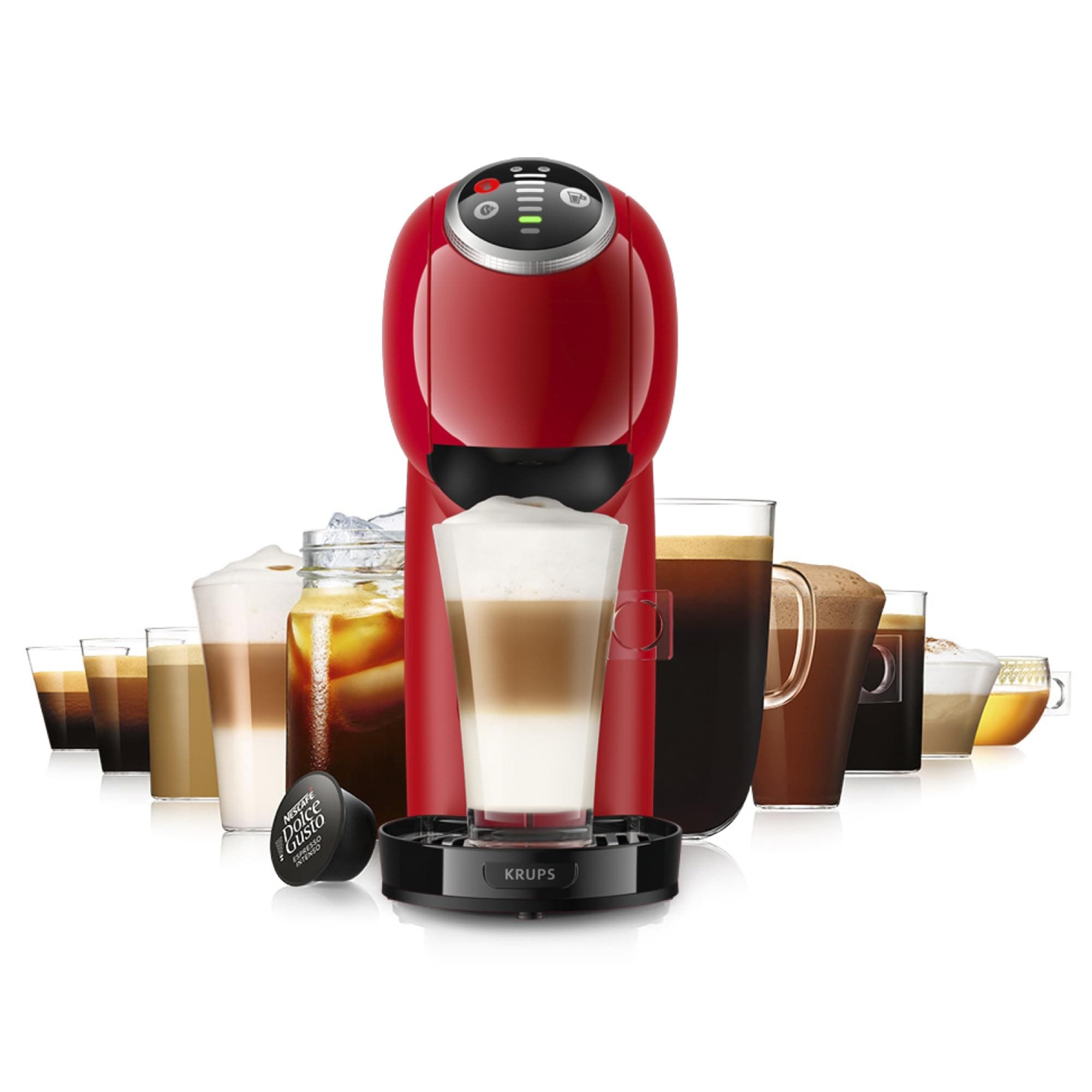 Krups Cafetera Dolce Gusto Genio S Plus Roja KP3405MX