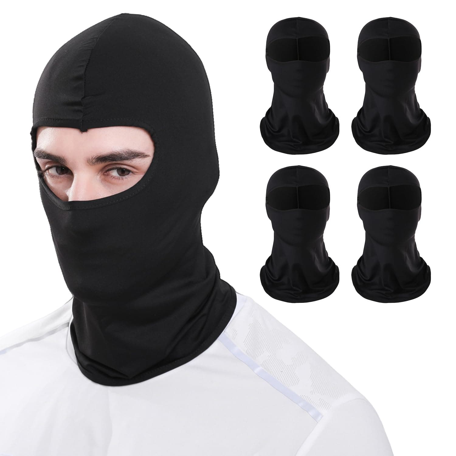 DQST 4 Pack Pasamontañas, Balaclava Protección UV