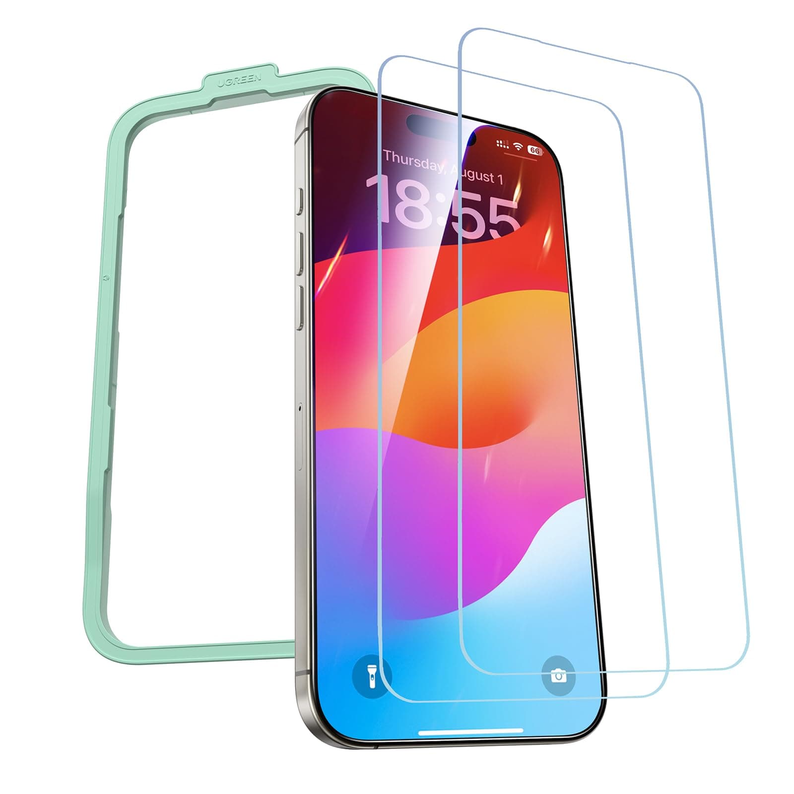 UGREEN Mica para iPhone 16 Pro MAX Protector de Pantalla HD