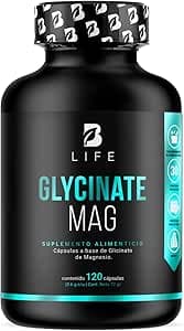 Glicinato de Magnesio 120 Cápsulas | 408 mg