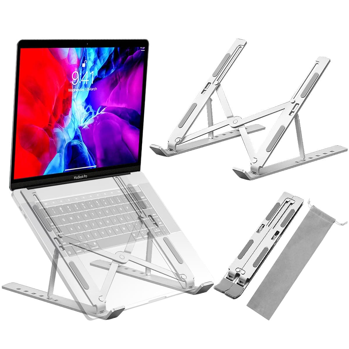 MXHIGO Soporte de Aluminio Portátil para Laptop