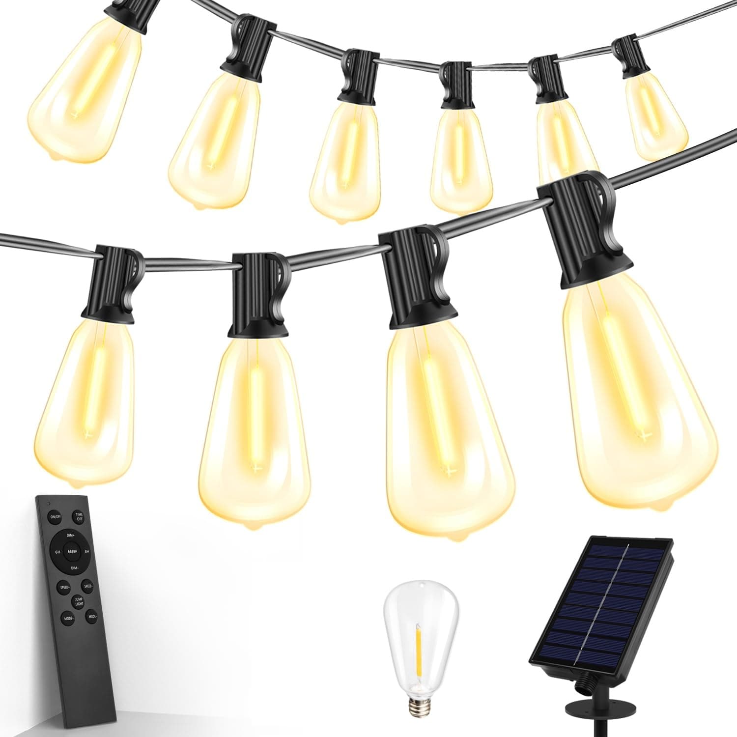 Guirnaldas de Luces LED Solares para Exterior