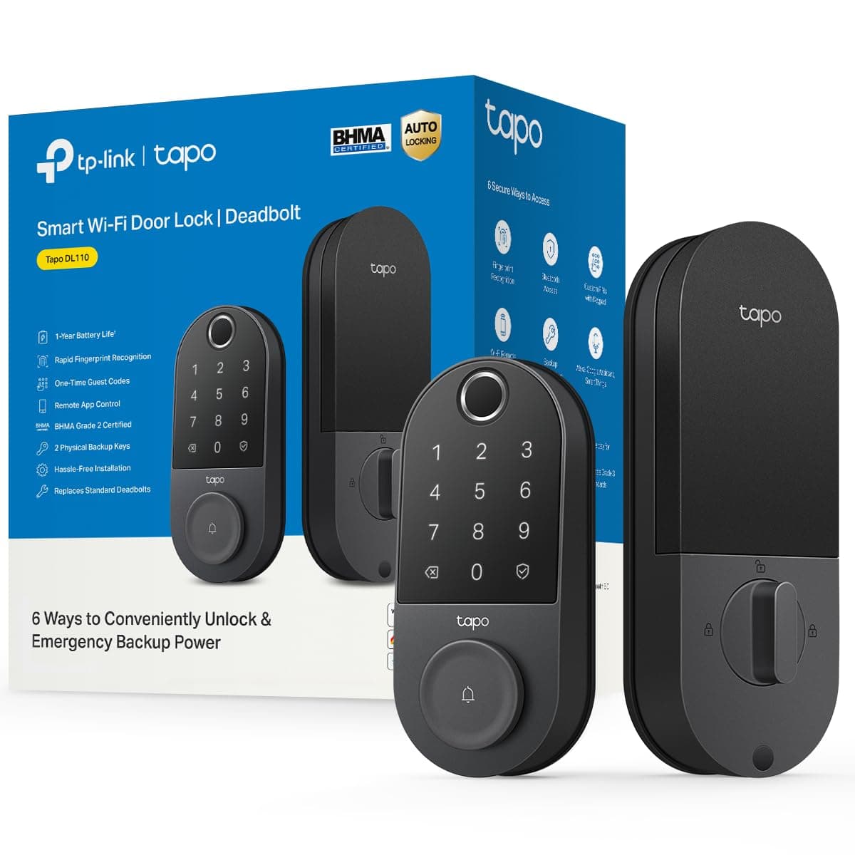 TP-Link Tapo DL110 Cerradura Digital WiFi