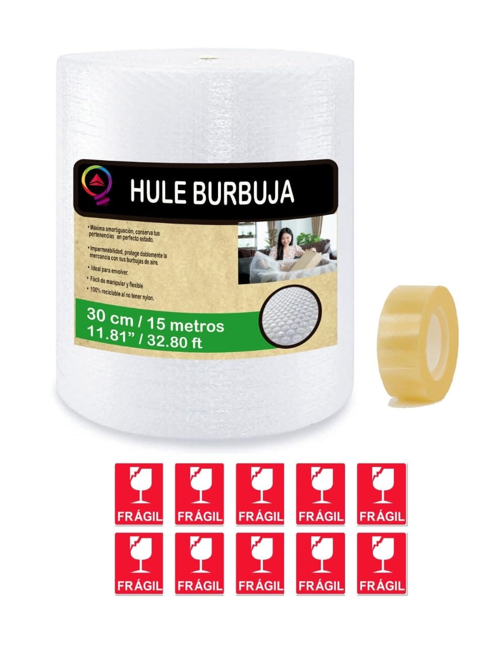 ROLLO ENVOLTORIO DE BURBUJA