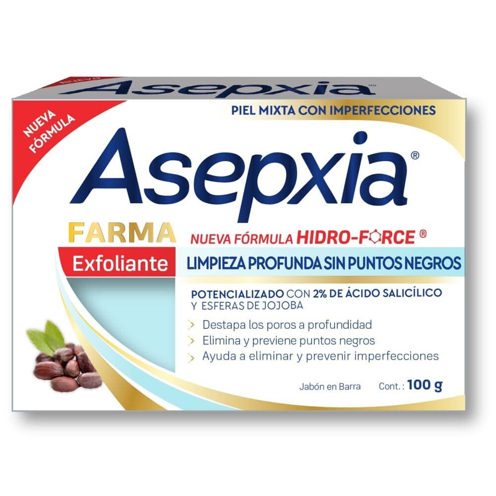 ASEPXIA Farma Exfoliante Jabón en Barra