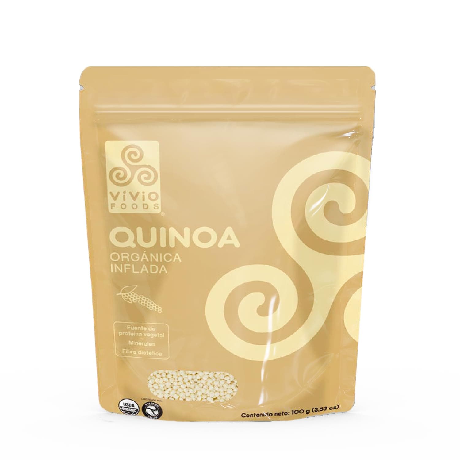 Vivio Foods Quinoa Orgánica Inflada