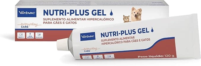 VIRBAC Nutri-Plus Gel Suplemento Nutricional 120 g | Uso Veterinario para Perros y Gatos | Energía, Vitaminas y Recuperación Rápida | Gel Palatable
