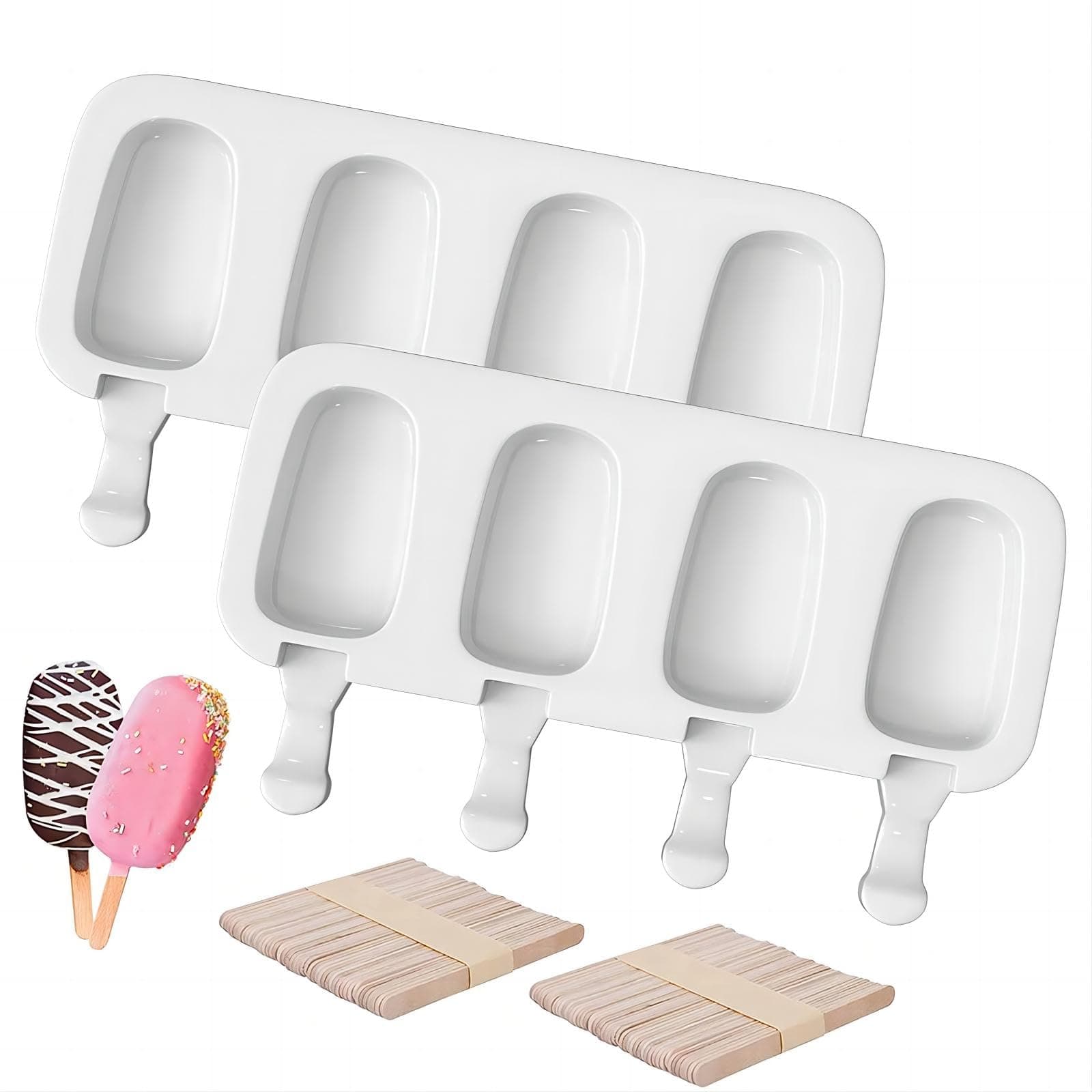 PUBUNUS Moldes para Helados de Silicona