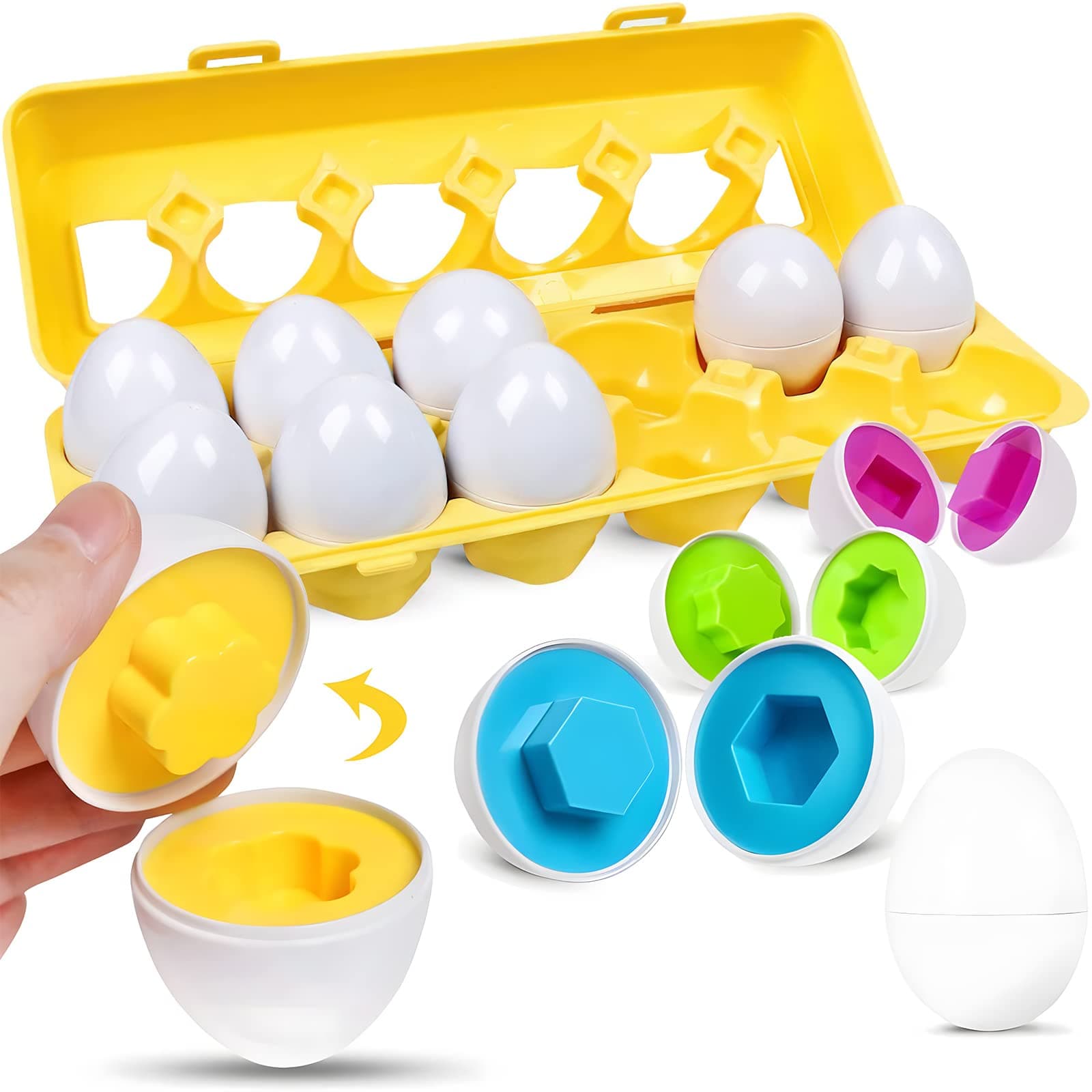 Huevos Juego de Forma y Color