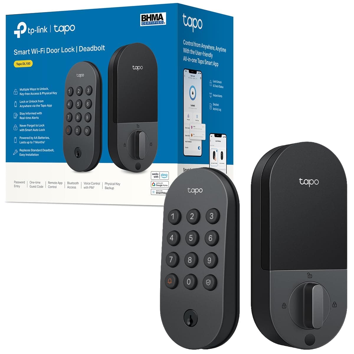 TP-Link Tapo DL100 Cerradura Digital WiFi
