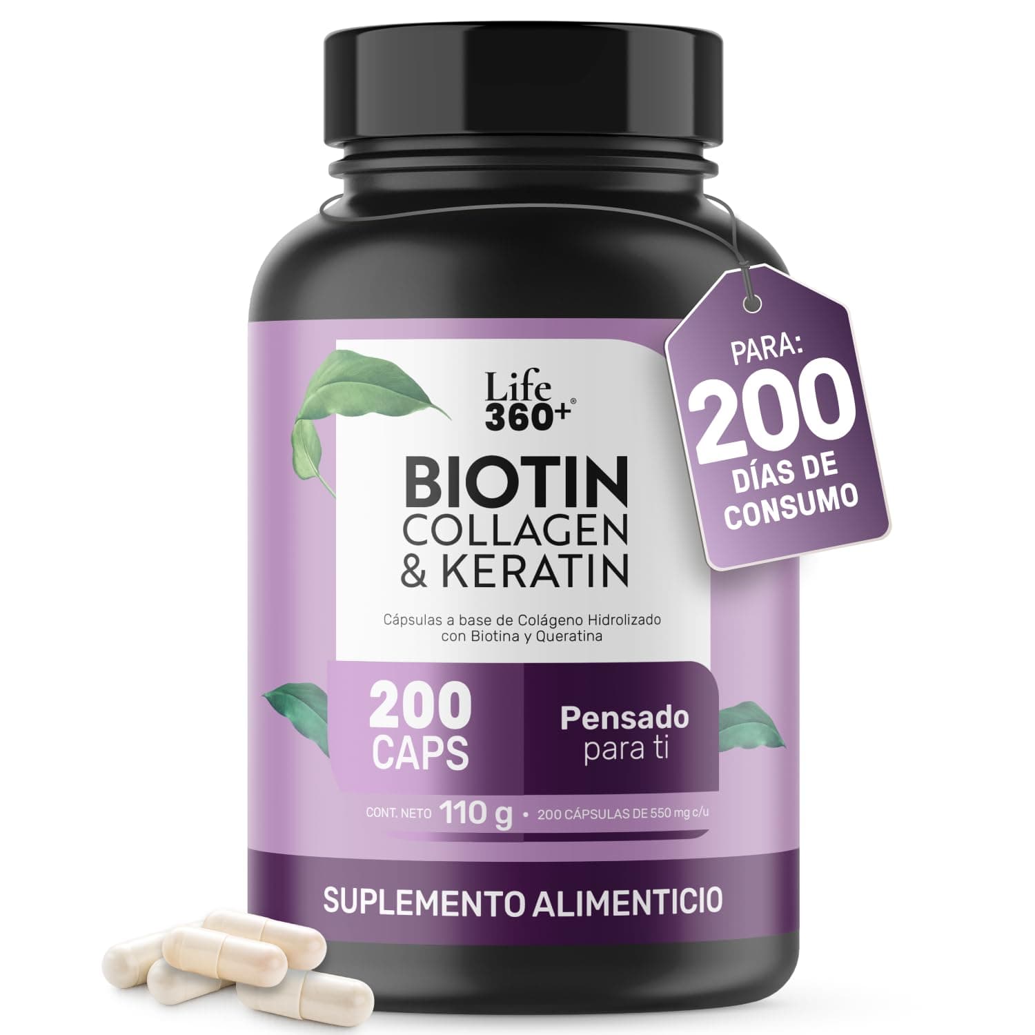 LIFE 360+ Collagen Biotin Keratin