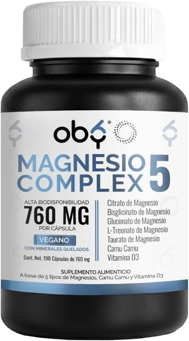 Oby Magnesio Complex | 5 MAGNESIOS: Citrato