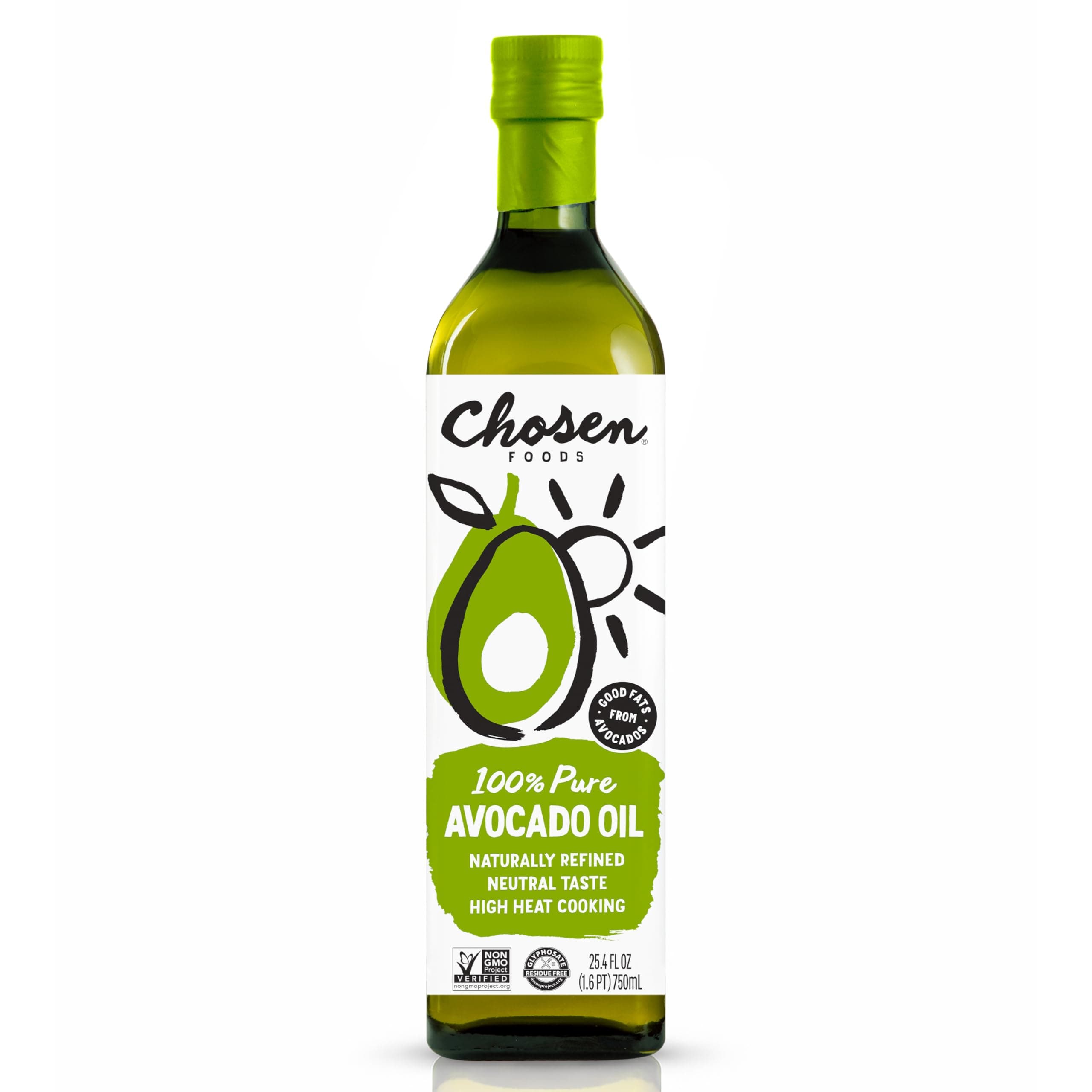 Aceite de aguacate 100% puro de Chosen Foods