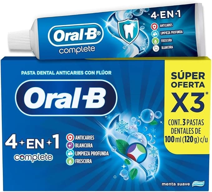 Oral-B Pasta Dental Complete 4 En 1: Anticaries