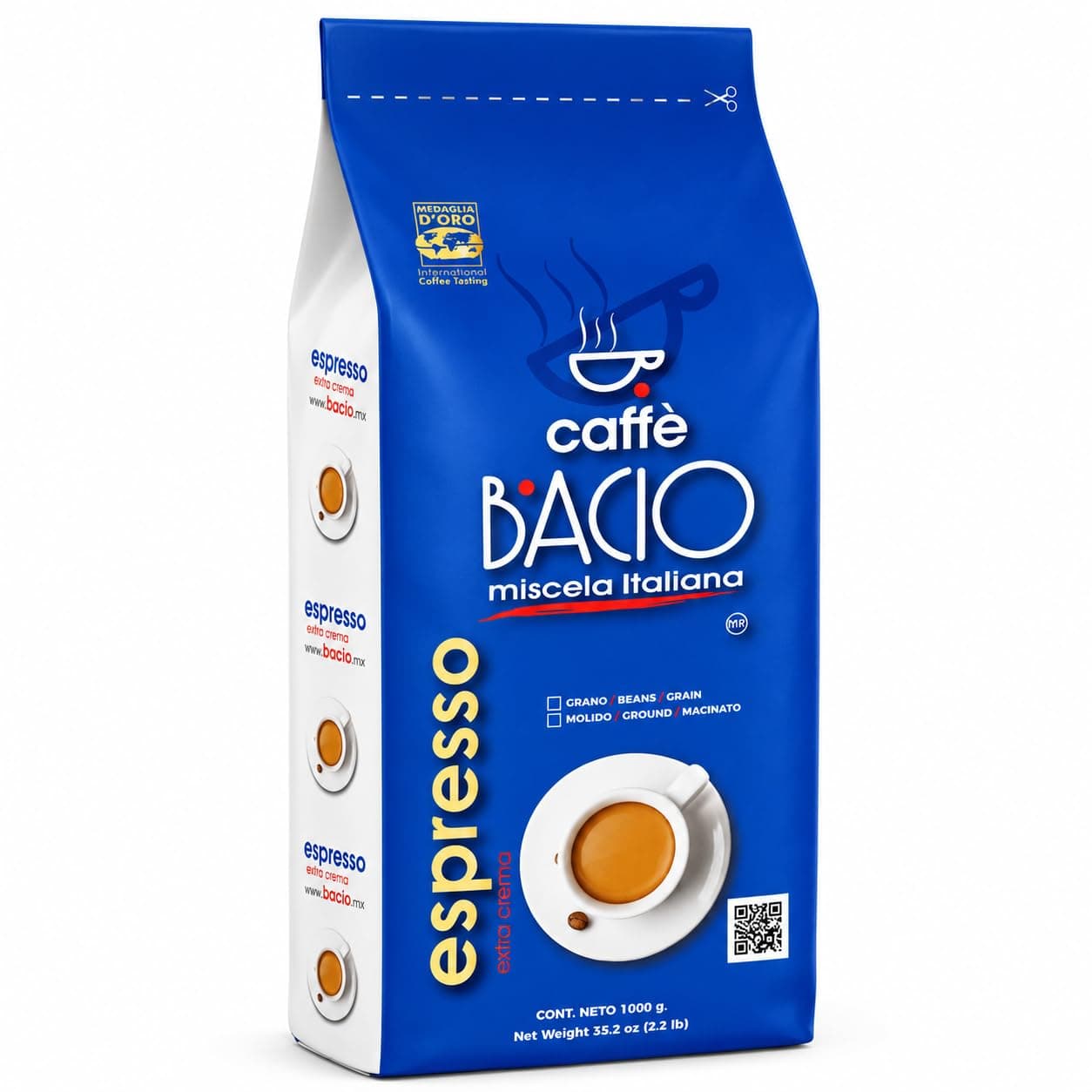 BACIO Café en Grano Espresso 1 kg