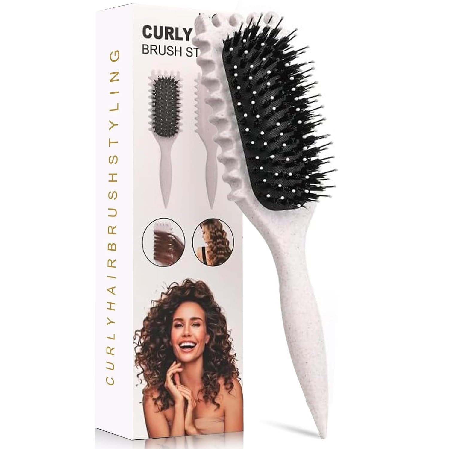 Cepillo Para Cabello Rizado Para Mujeres