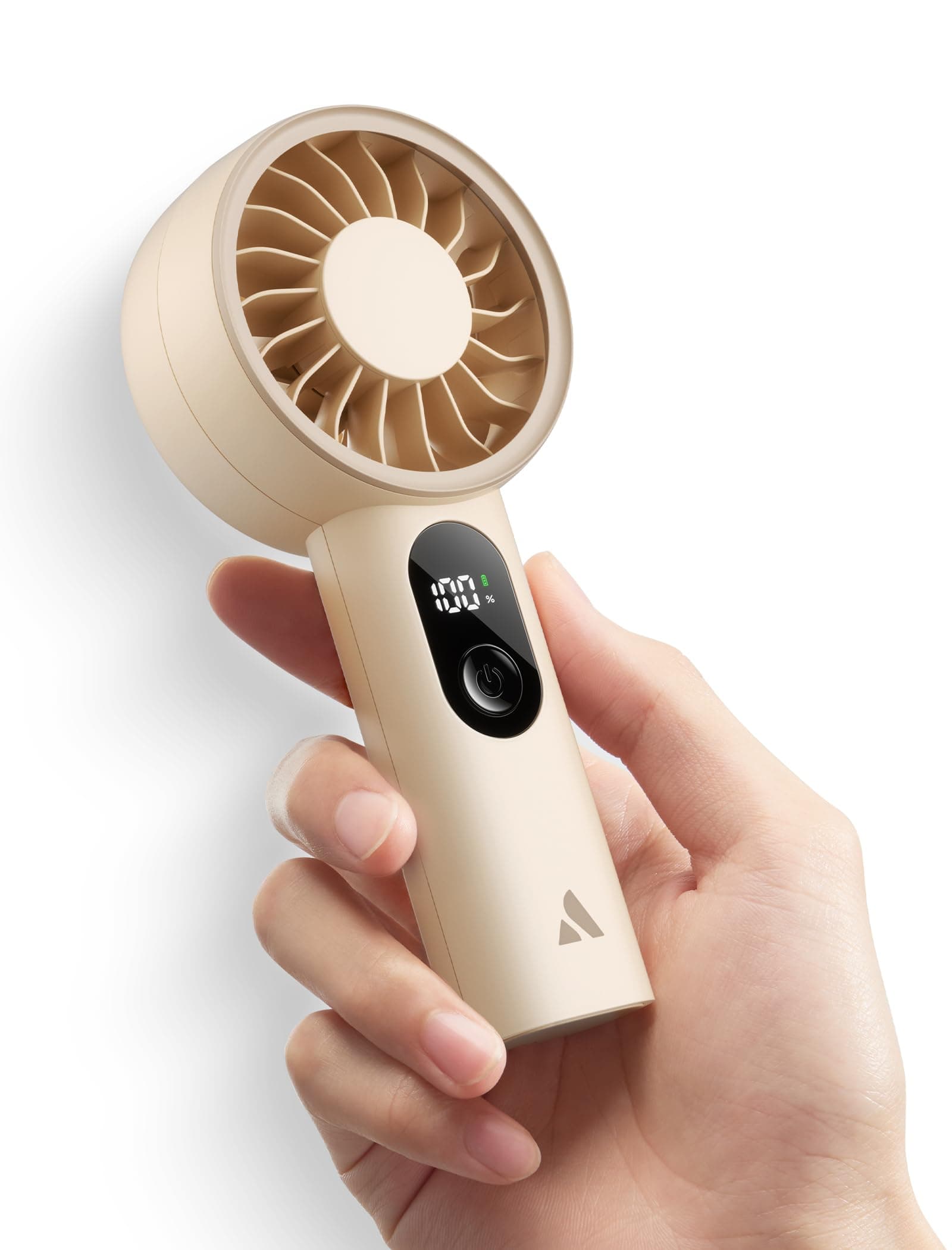 Aecooly Potente Mini Ventilador de Mano 10H Enfriamiento Máximo USB