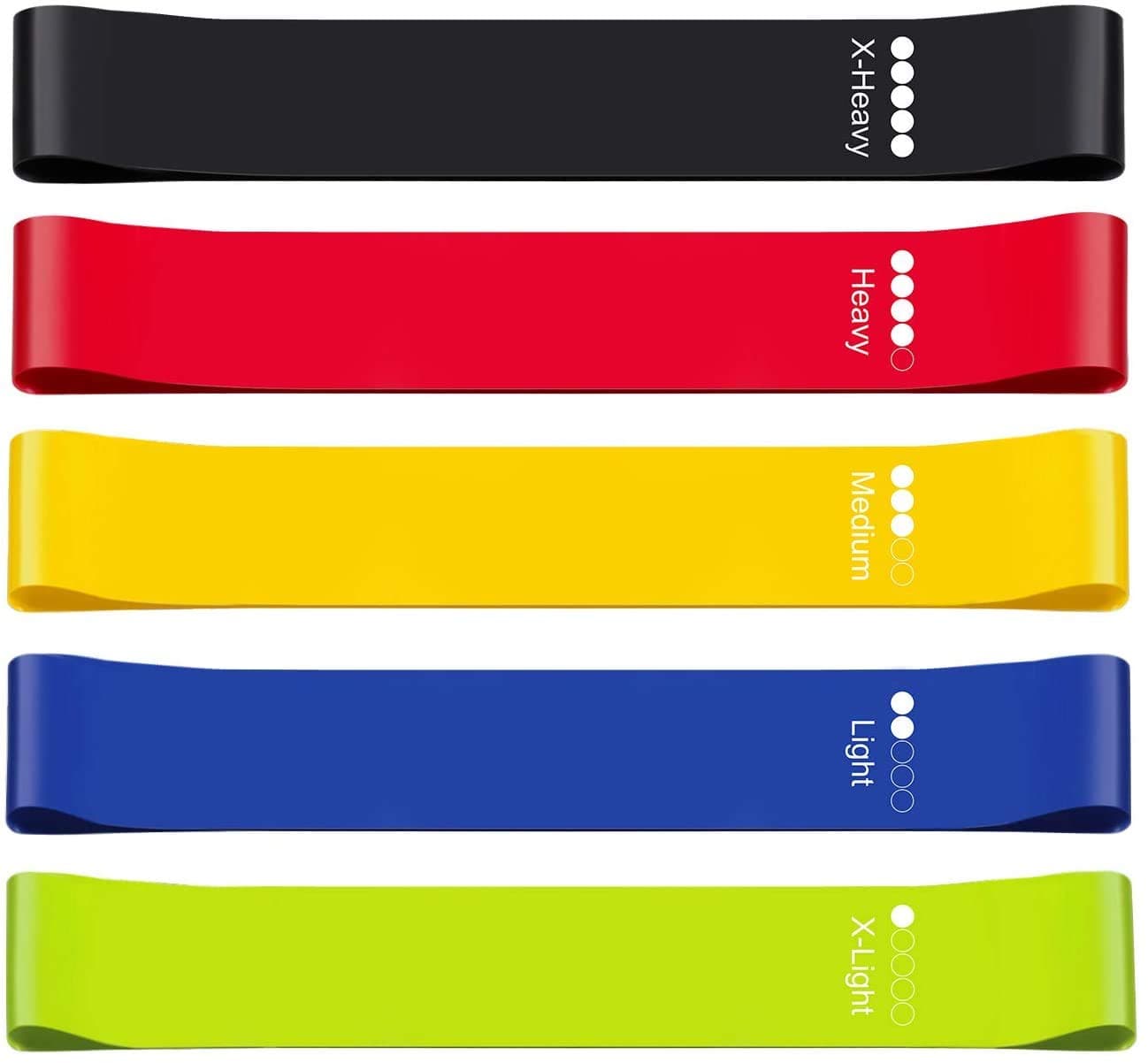 TBONEEY 5 Pack Bandas Elasticas Fitness