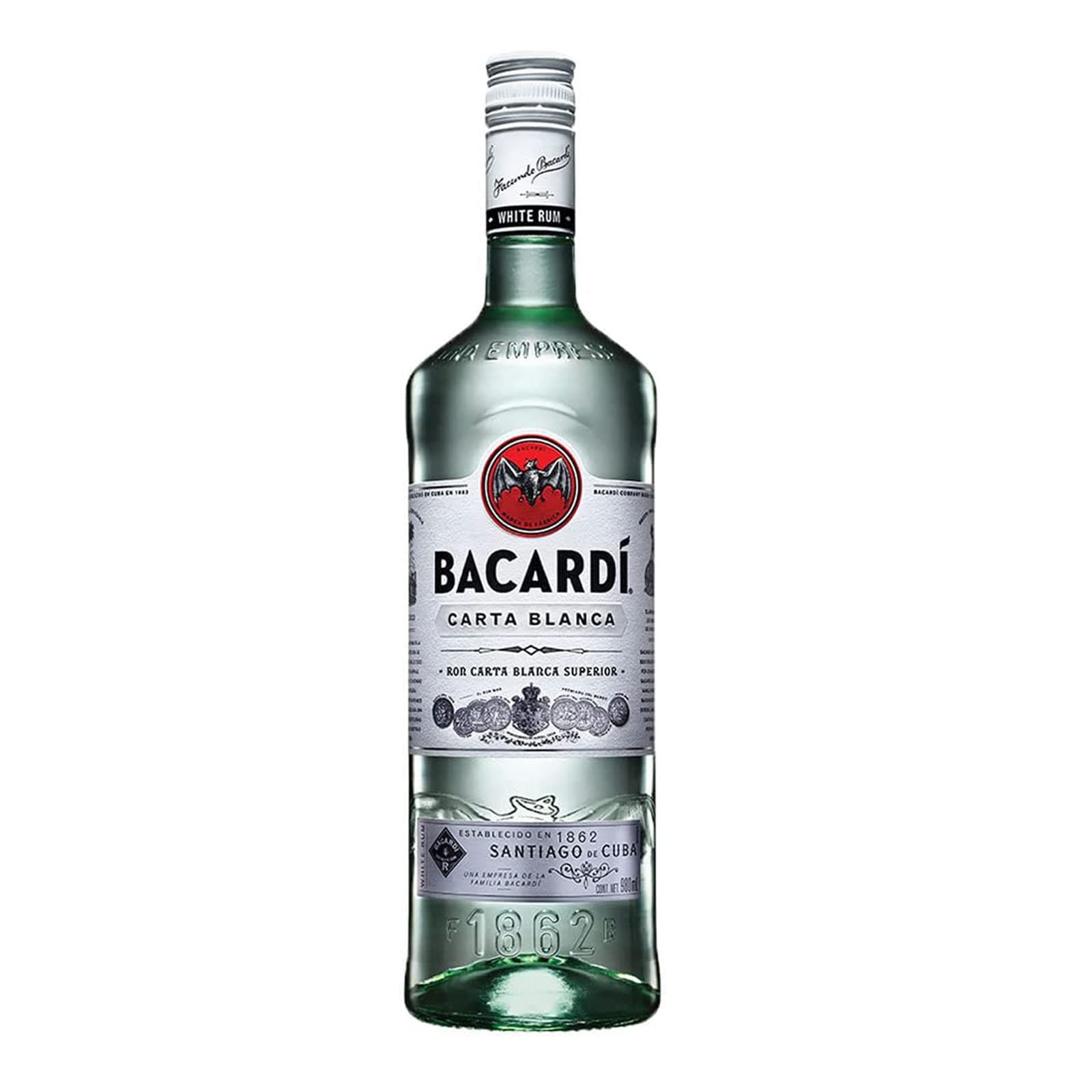 Ron Bacardi Carta Blanca 980 mL