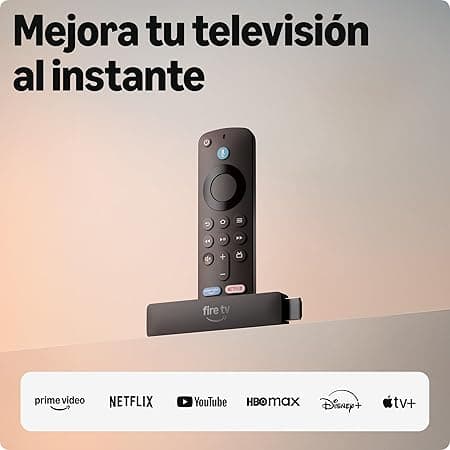 Amazon Fire TV Stick HD (modelo más reciente): Control remoto por voz Alexa que recibe alimentación