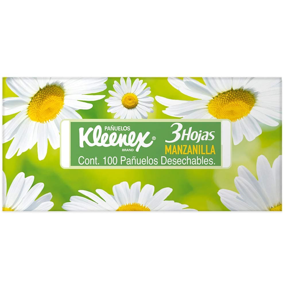 Kleenex Pañuelos Faciales de Manzanilla