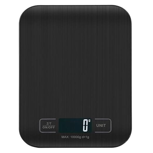 Báscula de cocina digital de 10 kg de acero inoxidable