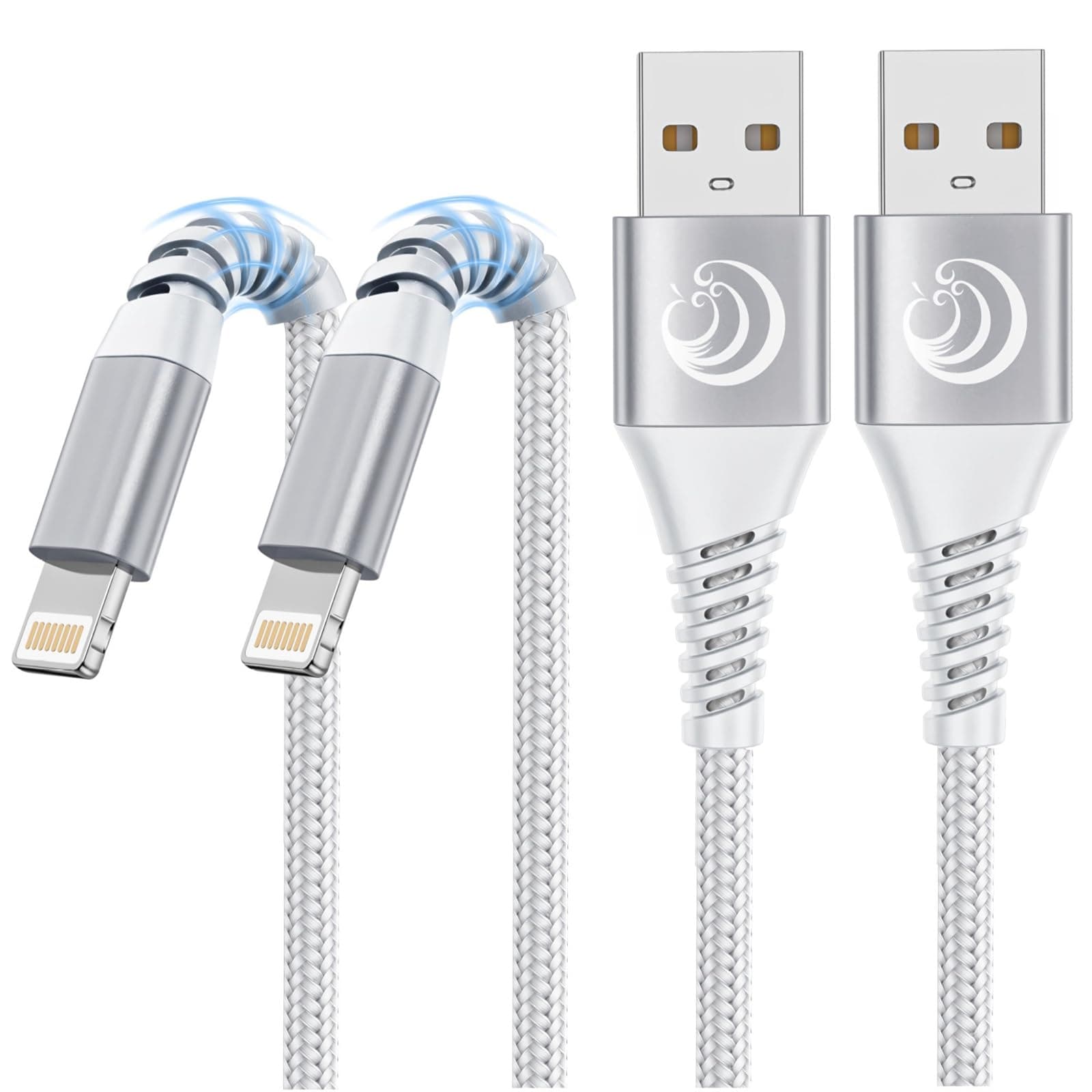Aioneus Cargador Iphone [1m 2Pack Cable Iphone Mfi Certificado]