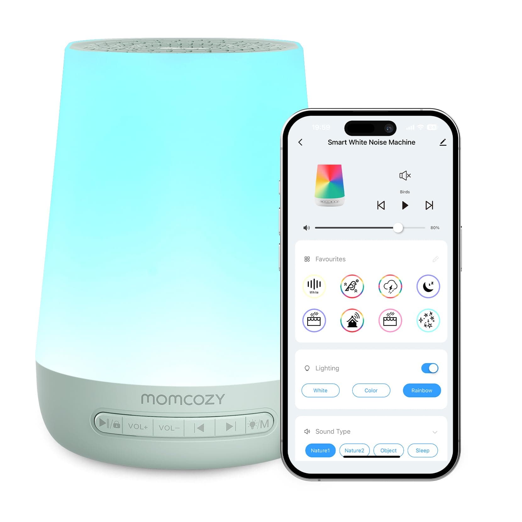 Momcozy Máquina de sonidos para bebés