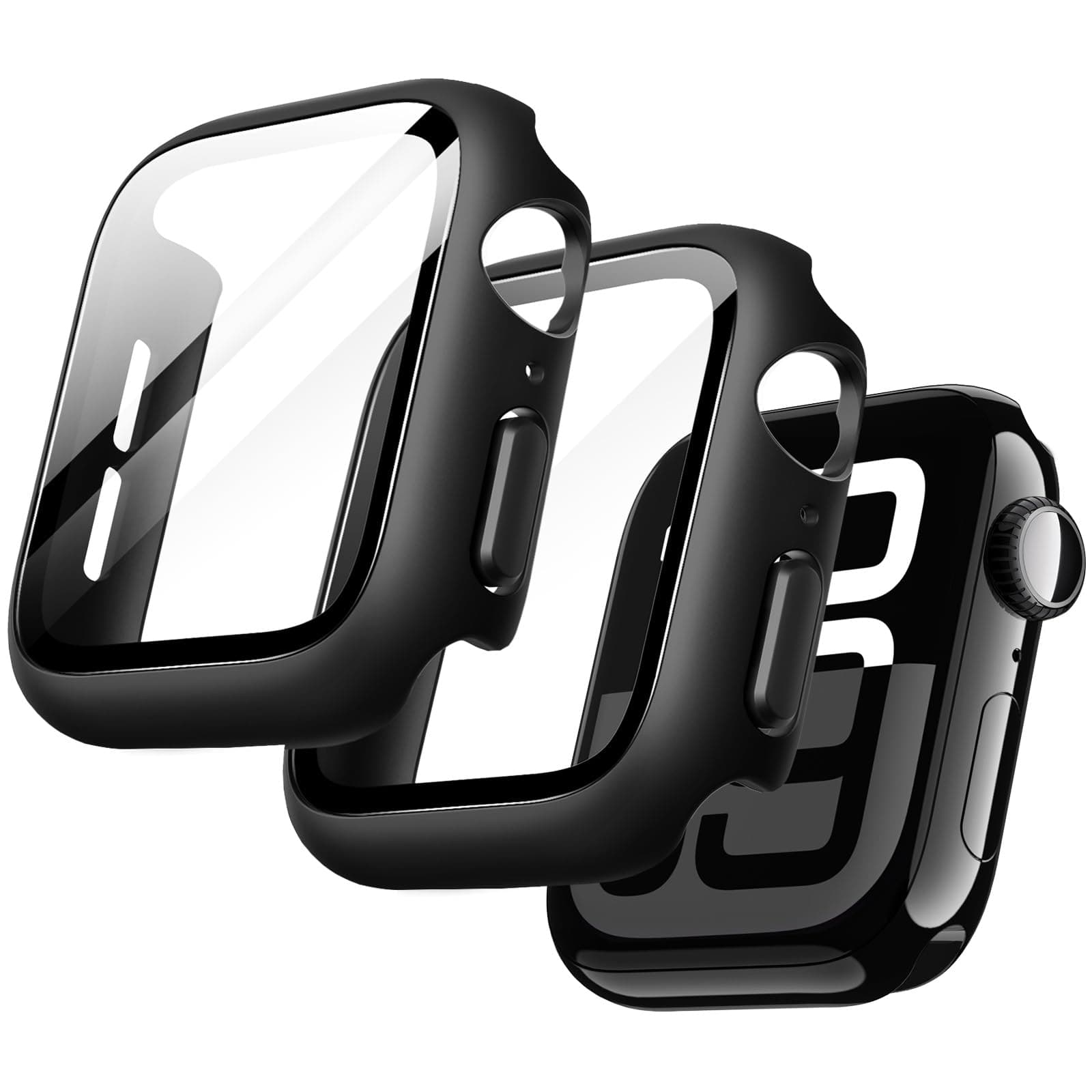 JETech Funda para Apple Watch Series 11/10 46mm, Negro