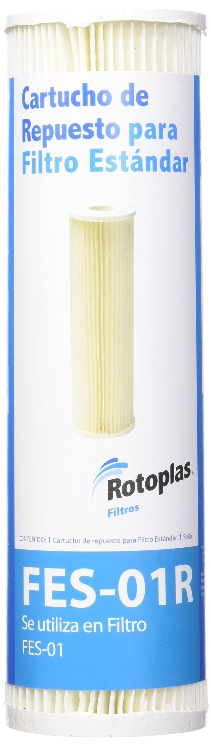 Rotoplas 300000 Cartucho de Repuesto Filtro Estandar, Blanco