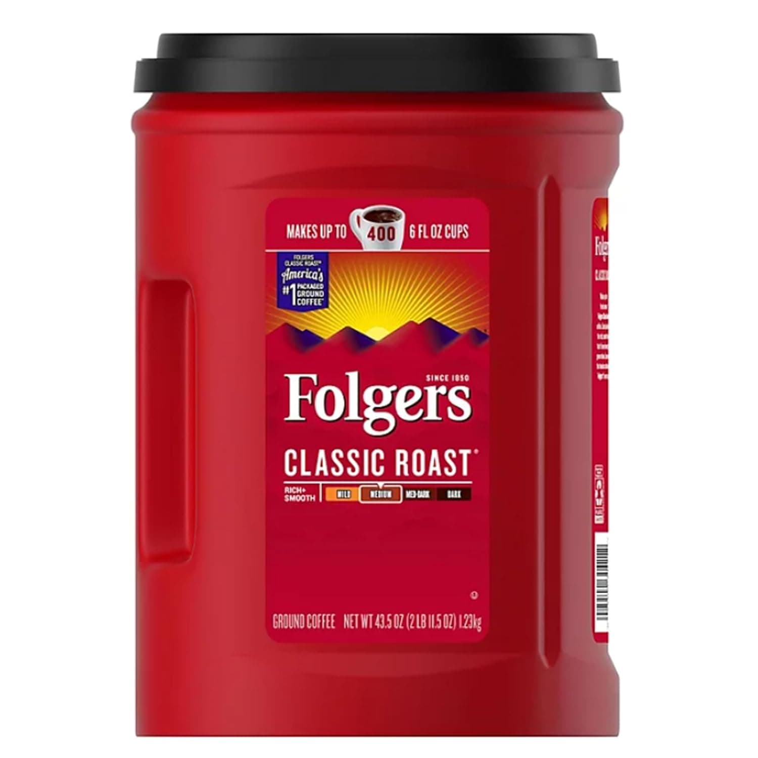 Folgers Café Clásico Tostado y Molido (43.5 oz./1.23 Kg.)