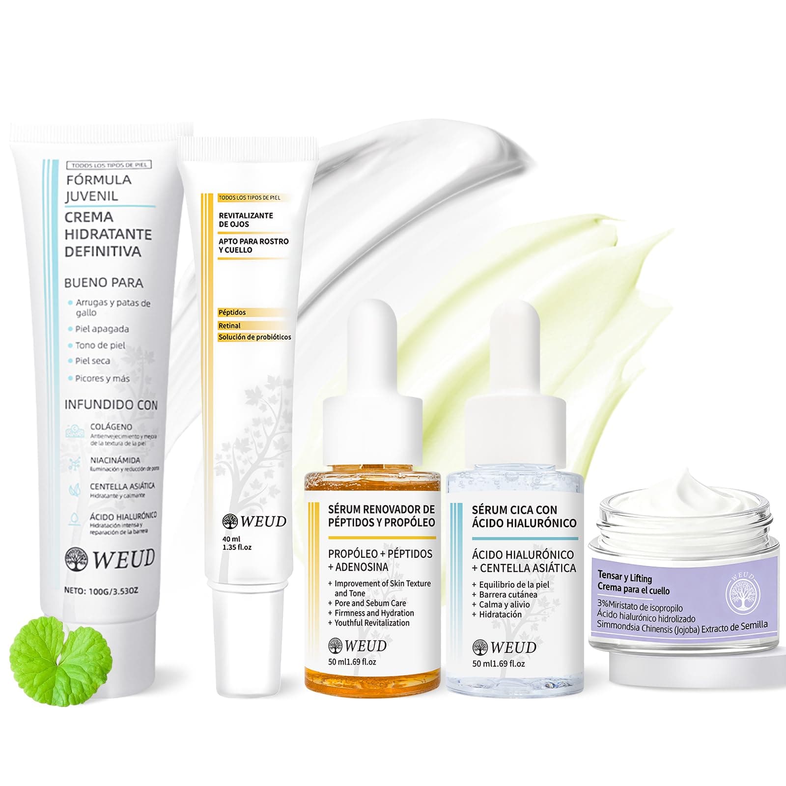 WEUD Skin Care Coreano 5 En 1 Kit