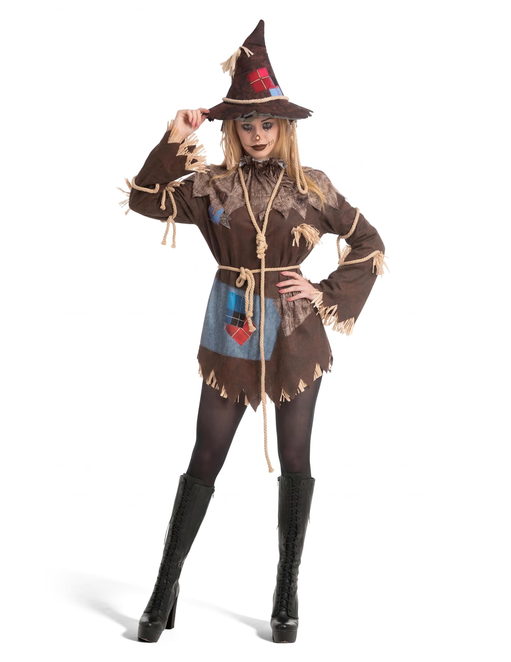 Spooktacular Creations Traje de calabazero de Halloween para mujeres