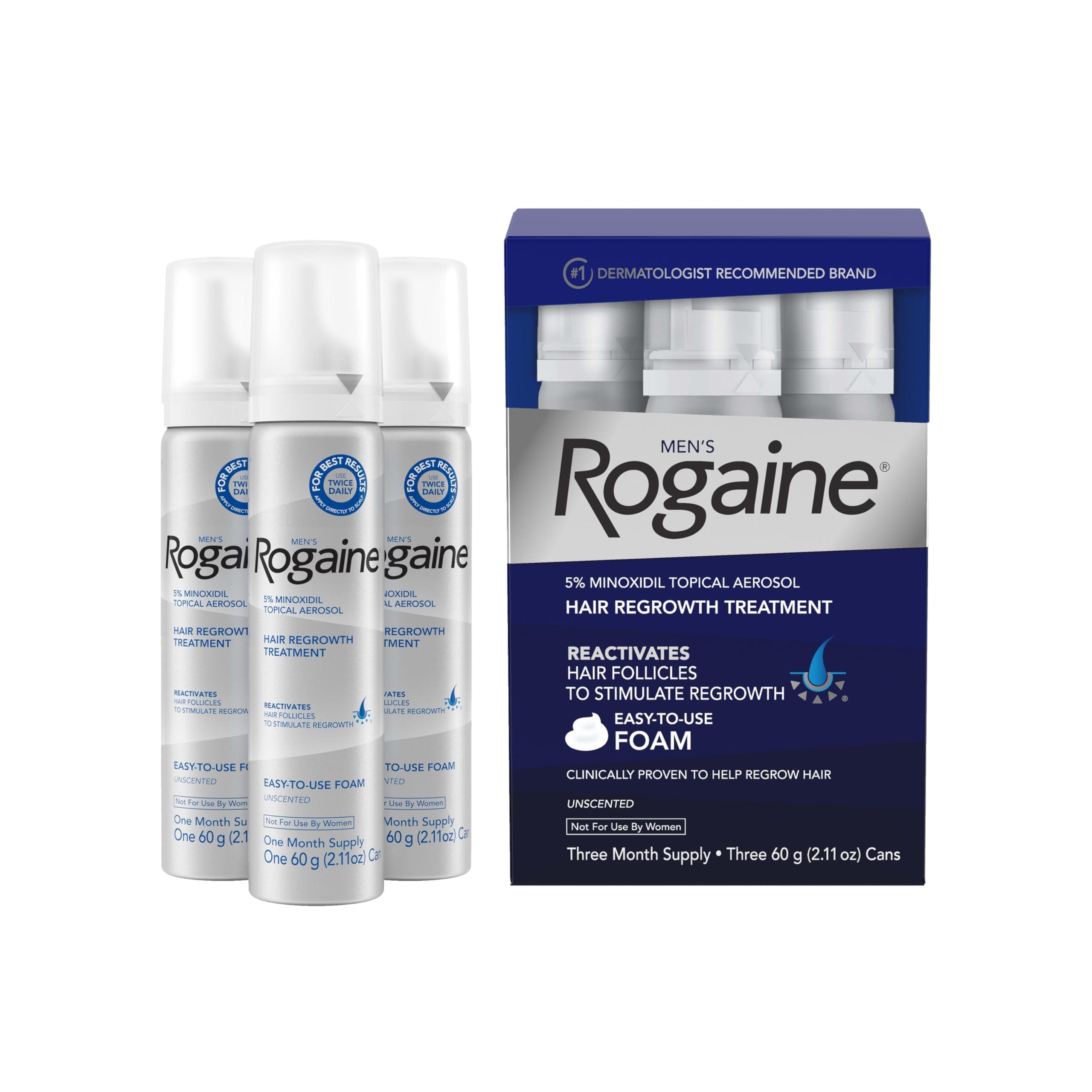 Men's Rogaine 5% Minoxidil Foam