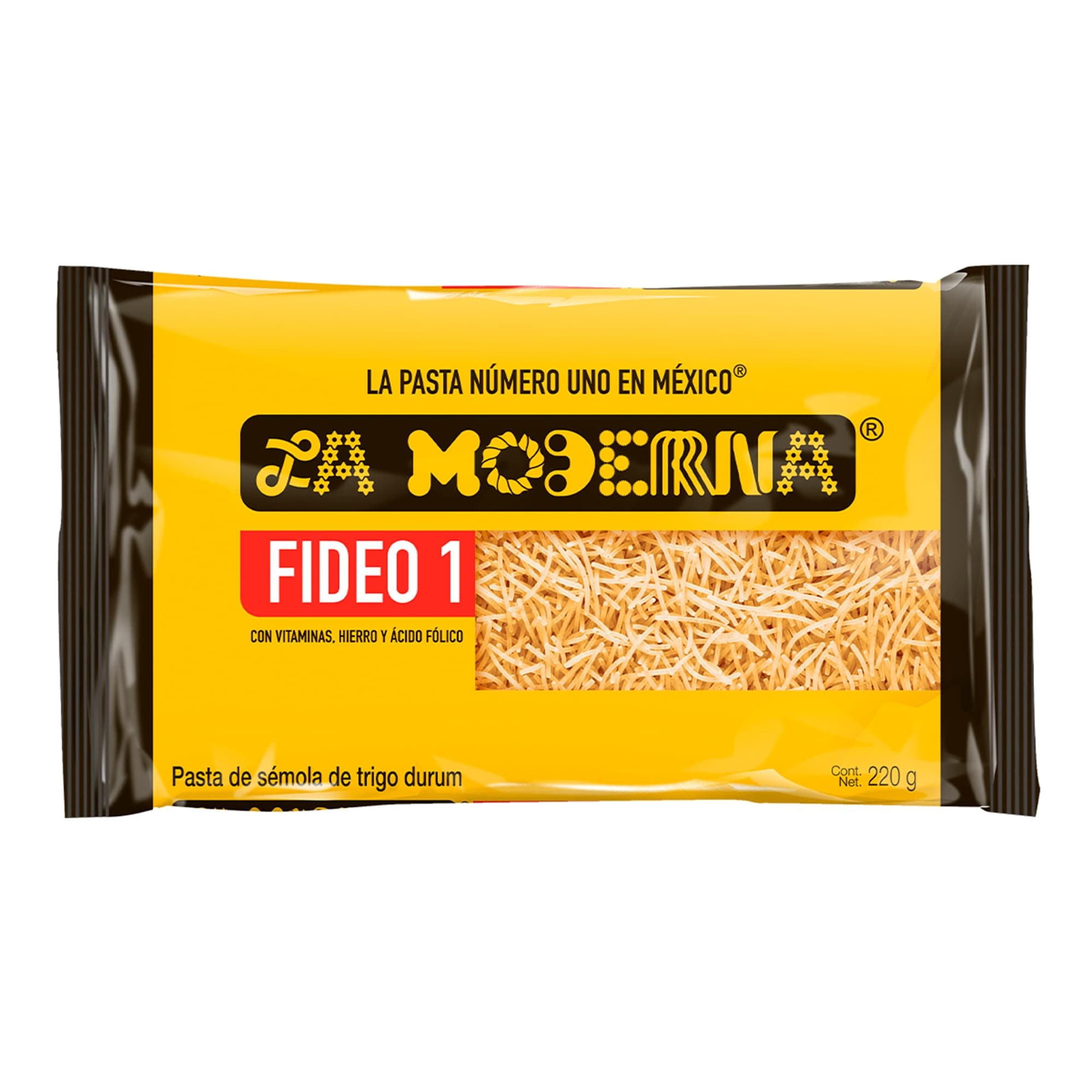 La Moderna, Fideo 1 - Pasta para Sopa, 220 gramos