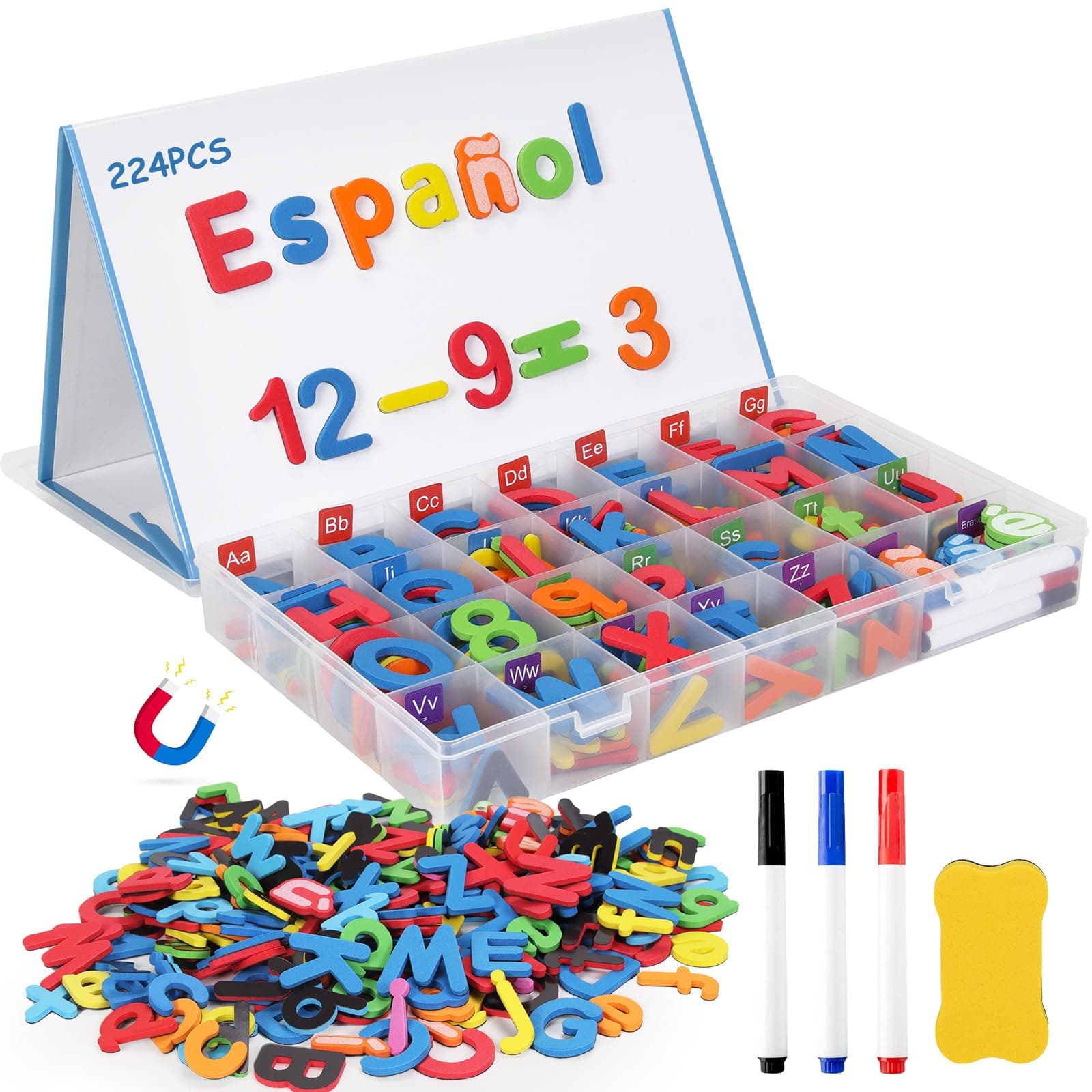 Juego de Letras Magnéticas en Español