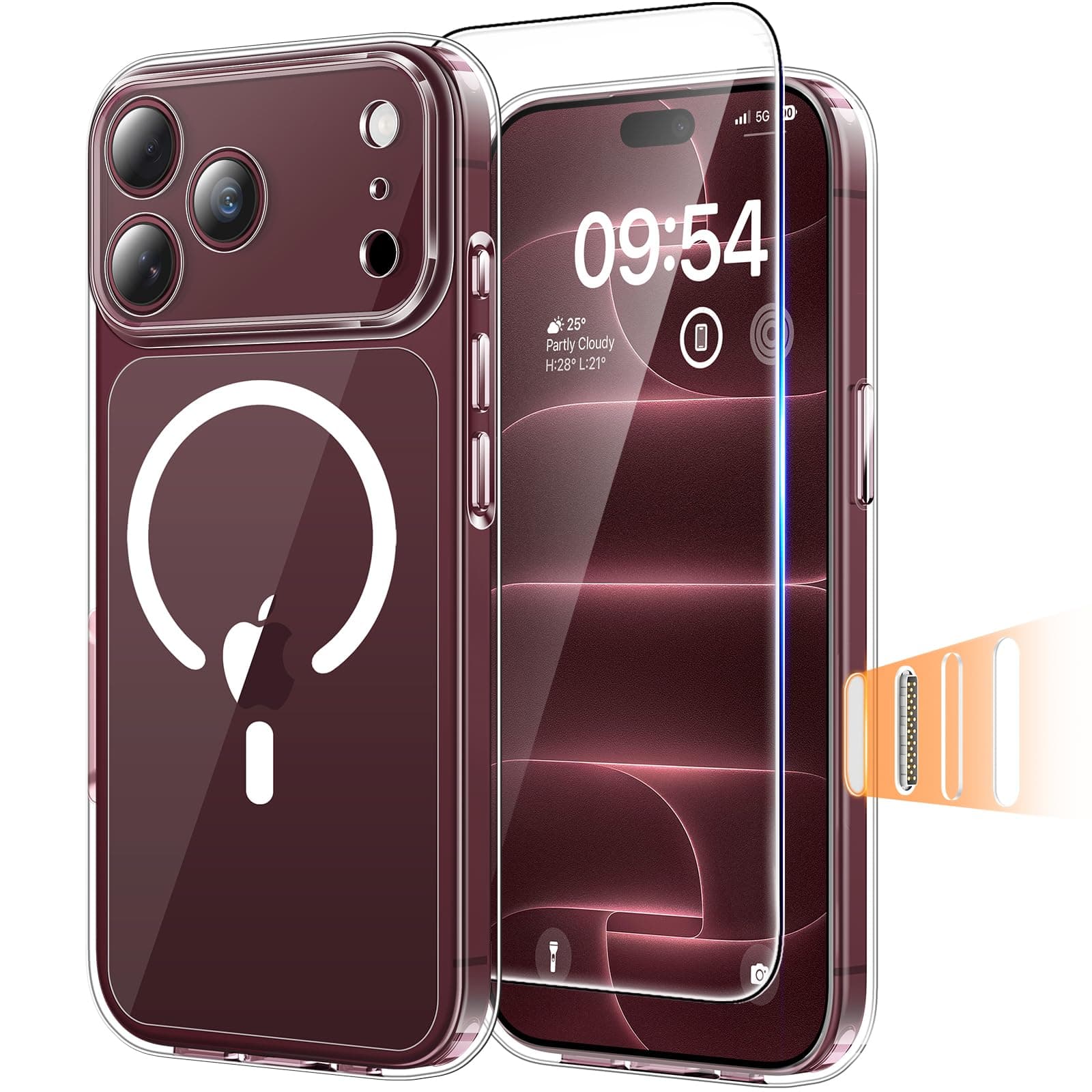 TAURI Funda para iPhone 18 Pro MAX 6.9"