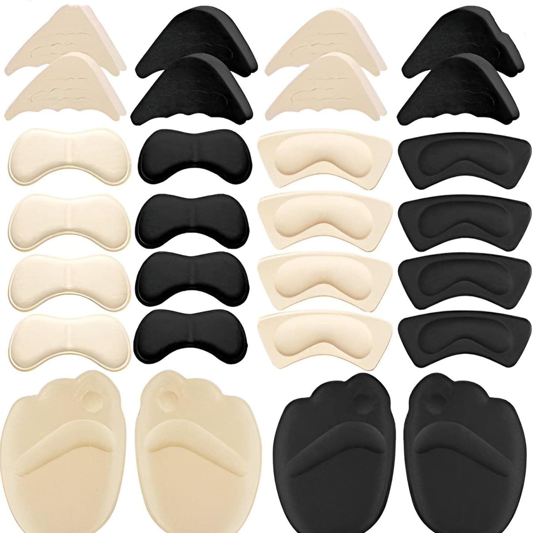 SNORF Almohadillas para Zapatos 28 Piezas para Mejor Ajuste